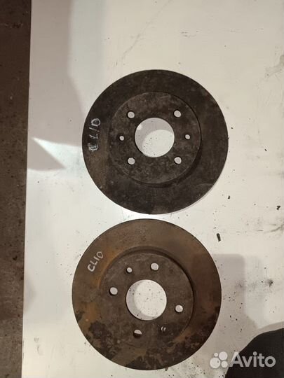 Диски передние тормозные Renault Clio