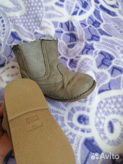 Сапожки для девочки 24-25 размер