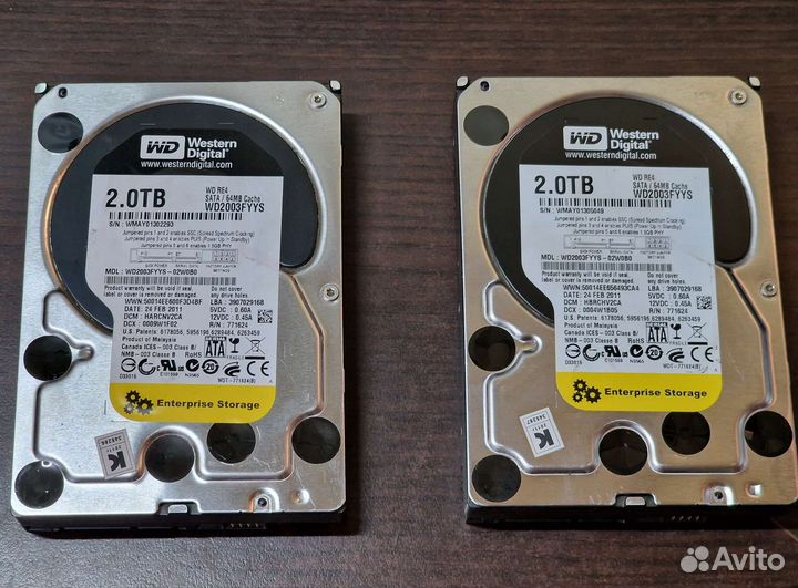 Жесткий диск WD Re 2 тб 3.5