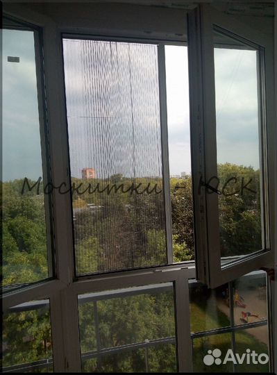 Москитная сетка Плиссе по индивидуальным размерам