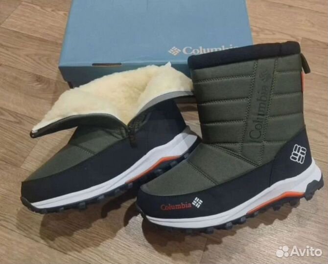 Дутики мужские новые Columbia Gore-tex с мехом