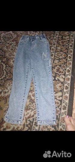 Джинсы на подростка 10-11лет