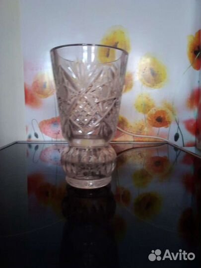 Хрустальная ваза.стопки блюдо