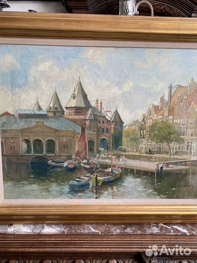 Старинная антикварная картина