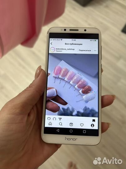 Телефон honor 7а