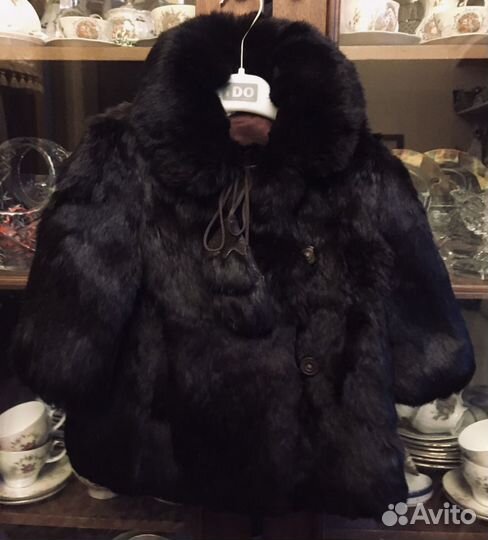Шубка кроличья винтаж р-р24