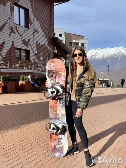 Сноуборд drake с креплениями volkl