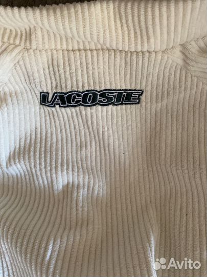 Вельветовая lacoste ветровка