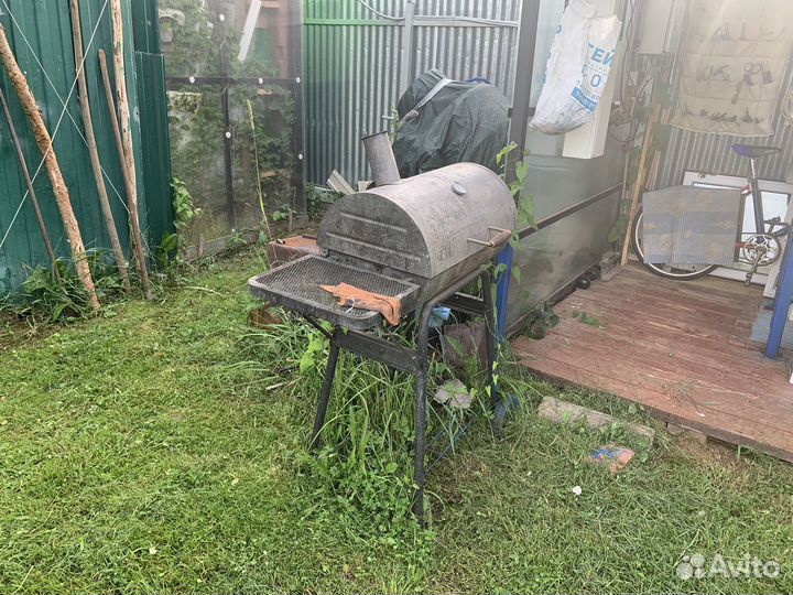 Мангал барбекю коптильня
