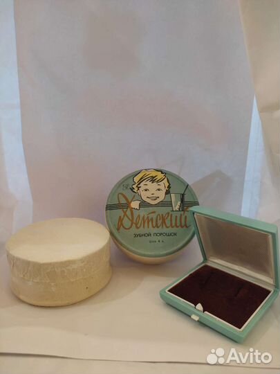 Зубной порошок СССР детский винтаж