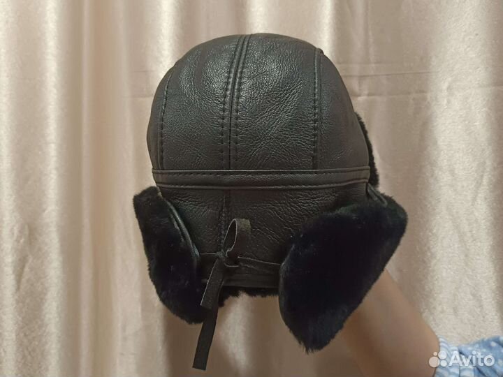 Шапка ушанка меховая мужская