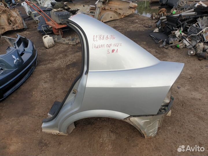 Крыло заднее левое Opel Astra G Опель Астра Хэтчб