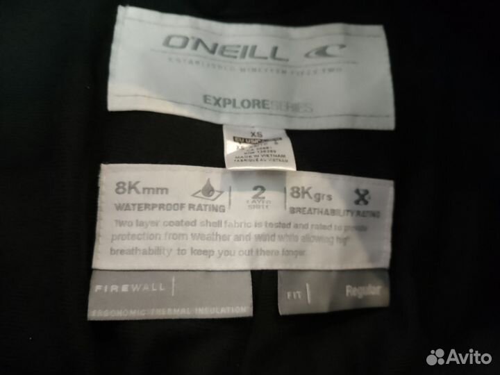 Брюки горнолыжные Oneill р. XS