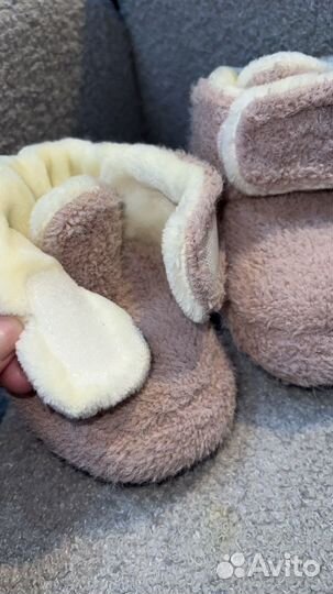 Пинетки для девочки теплые весенние