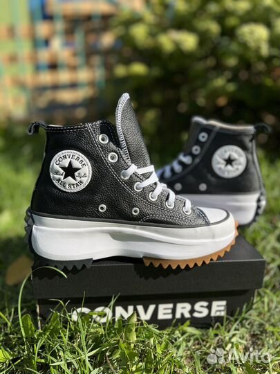 Кеды converse кожаные