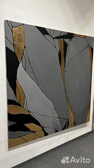 Картина абстракция 150х150 см