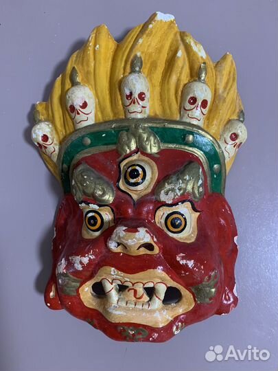 Маски монгольские Винтажные