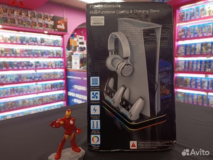 Аксессуары для ps5 (зарядные станции)