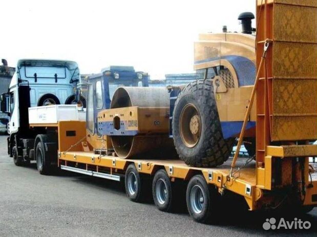 Грузоперевозки тралом негабаритных грузов