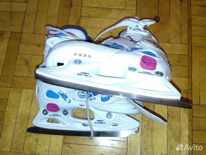 Коньки детские раздвижные 27 - 30