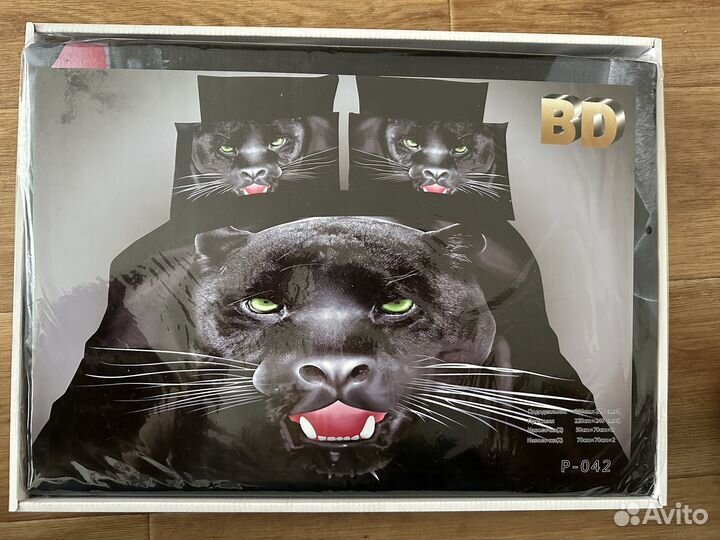 Продам постельное белье 9д пантера