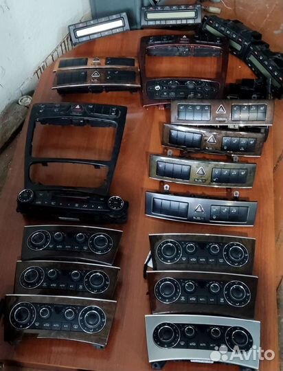 Блок климат контролем, кнопка аварийки Mercedes