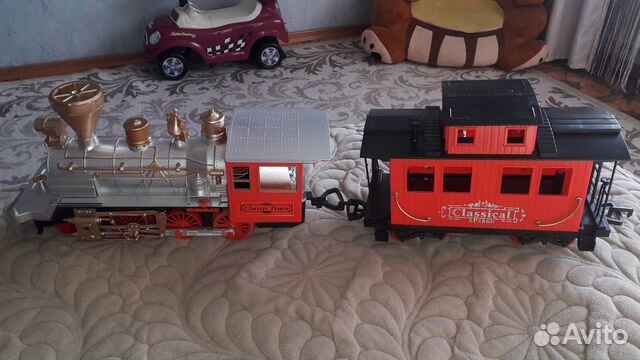 Паровоз с дорогой