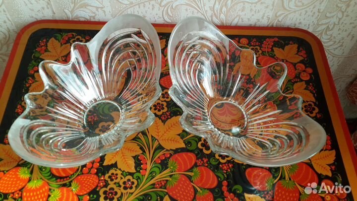 Ваза хрустальная для фруктов