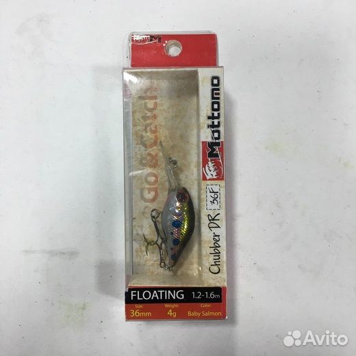 Воблер Mottomo Chubber DR 36F (4 г) Baby Salmon