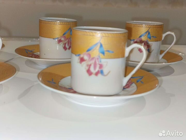 Кофейные чашки сервиз polystar europe collection