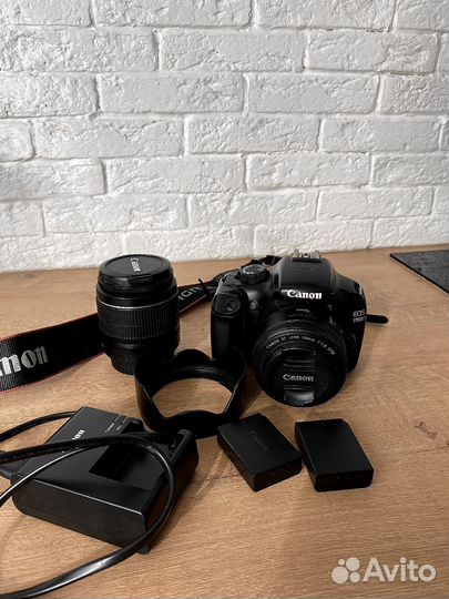 Canon 1100D Kit + Canon 50mm 1.8