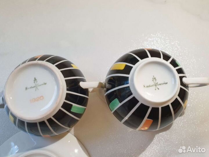 Кофейный сервиз гдр ретро винтаж полный комплект