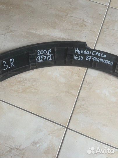 Расширитель крыла задний правый Hyundai Creta С