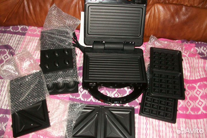 Электробутербродница (4 в 1)