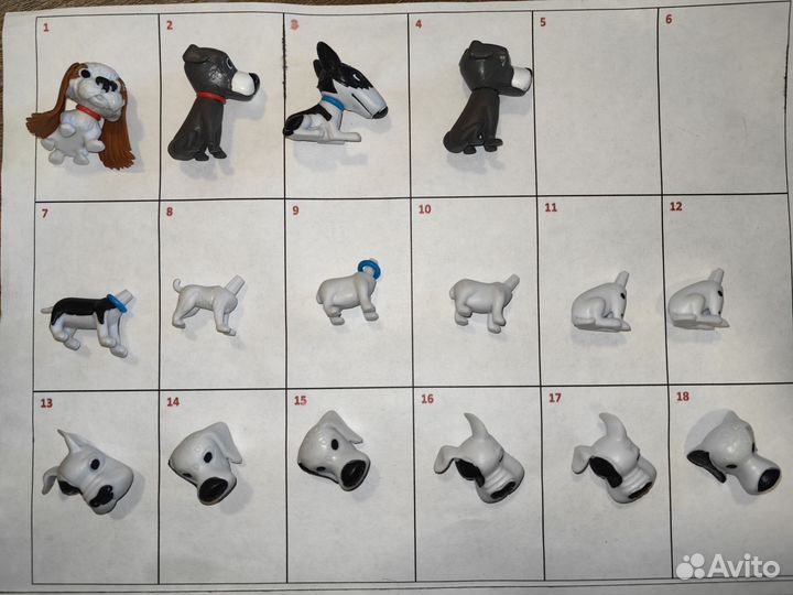 Любые 5 фигурок Киндер сюрприз за 100 р