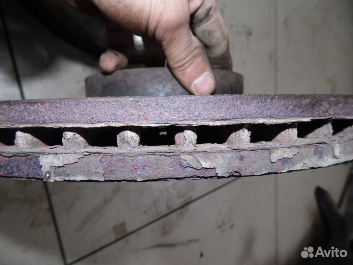 Тормозной диск передний киа кворис kia quoris