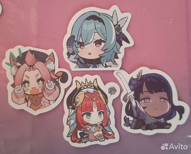 Стикеры-наклейки Genshin Impact