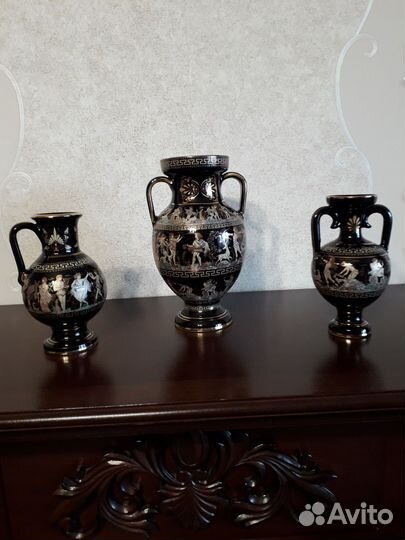 Вазы Греция Фужеры 3 комплекта