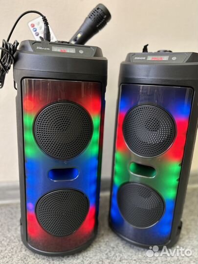 Колонка беспроводная музыкальная с микрофоном