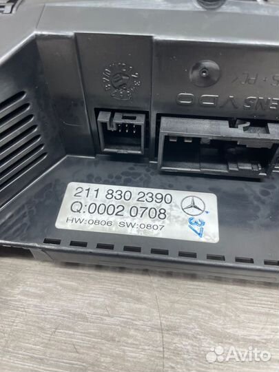 Блок управления печкой Mercedes E-Class W211 OM642