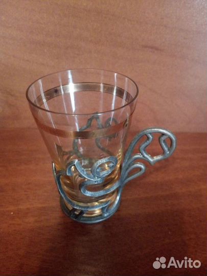 Стопки в подстаканниках СССР