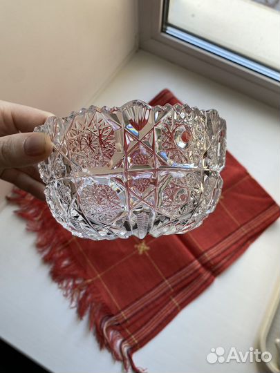 Салатник хрусталь