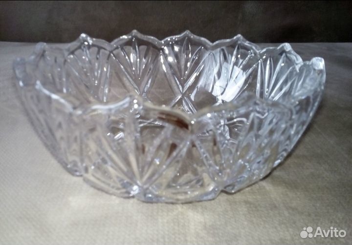 Хрусталь вазы салатники/конфетницы