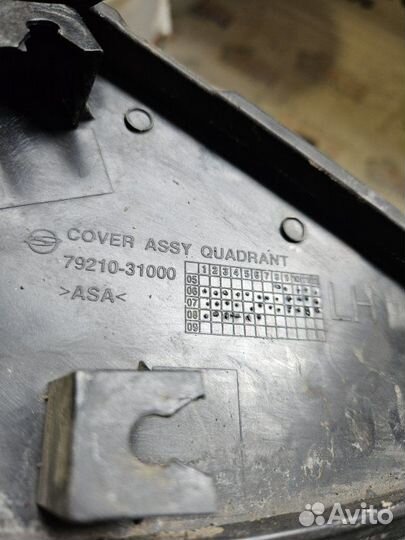 Накладка в салоне Ssangyong Actyon Sports пикап