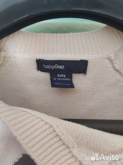 Комбенизон поддева флис хлоп Gap 12-18 мес. 80см