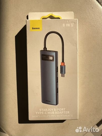 Hub Baseus 8-1 type-c