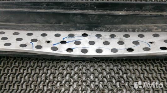 Подножка внешняя декоративная mercedes benz M-clas