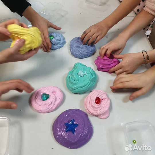 Мастер Класс по слаймам (лизунам)