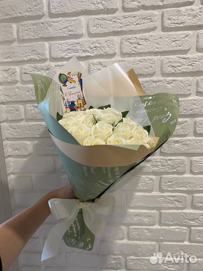 Букет из мыльных роз