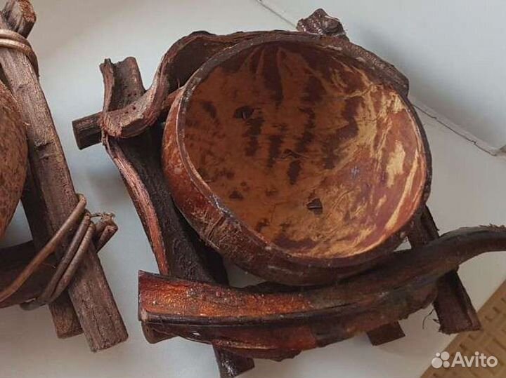 Деревянное кашпо